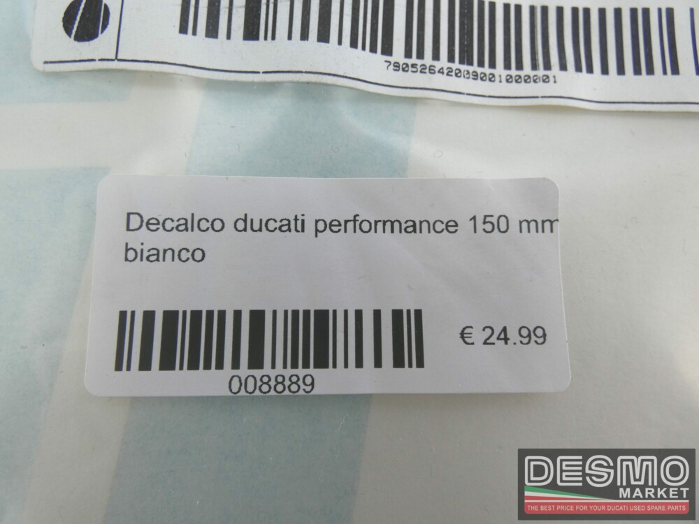 Decalco ducati performance 150 mm bianco