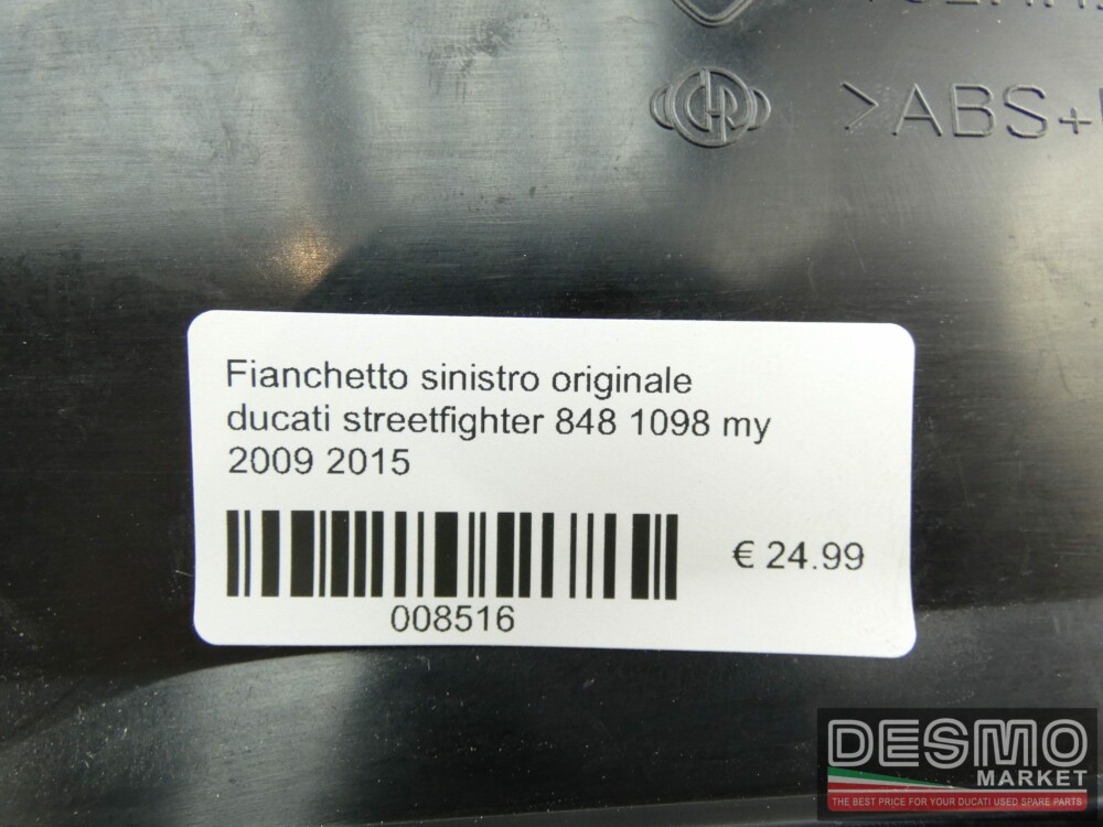 Fianchetto sinistro originale ducati streetfighter 848 1098 my 2009 2015