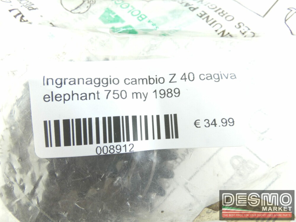 Ingranaggio cambio Z 40 cagiva elephant 750 my 1989
