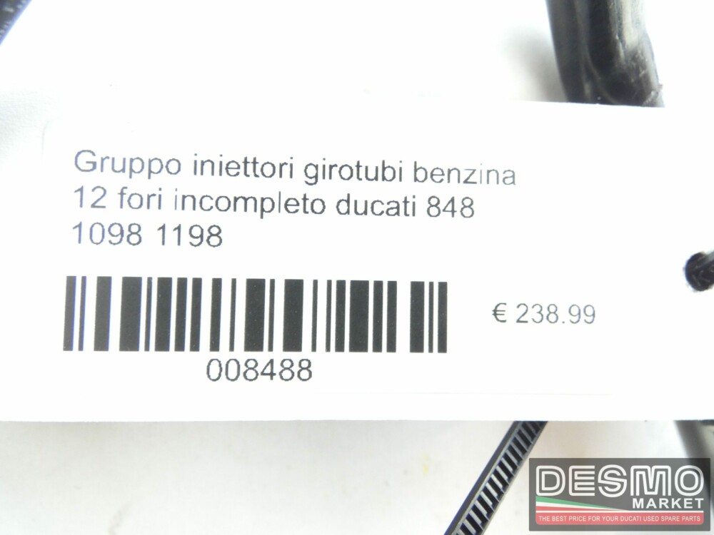 Iniettori girotubi benzina 12 fori incompleto ducati 848 1098 1198