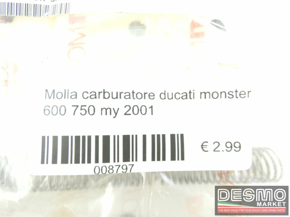 Molla carburatore ducati monster 600 750 my 2001