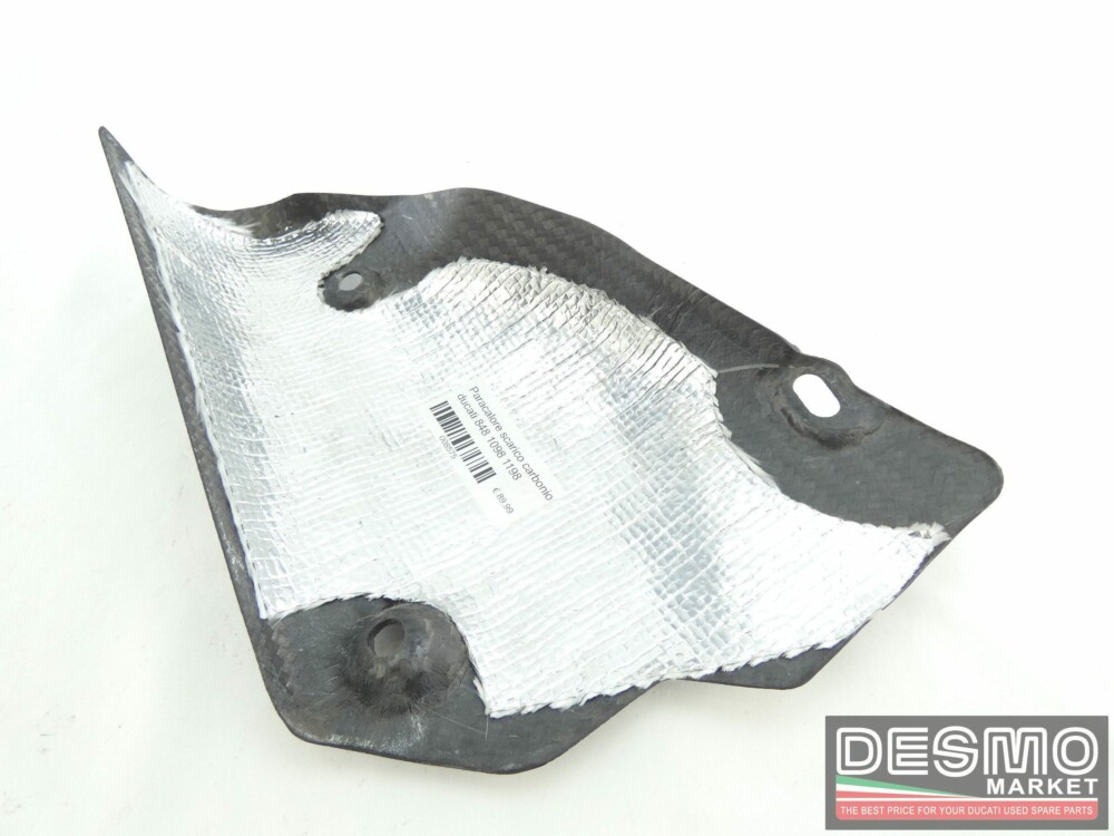 Paracalore scarico carbonio ducati 848 1098 1198