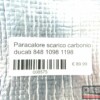 Paracalore scarico carbonio ducati 848 1098 1198