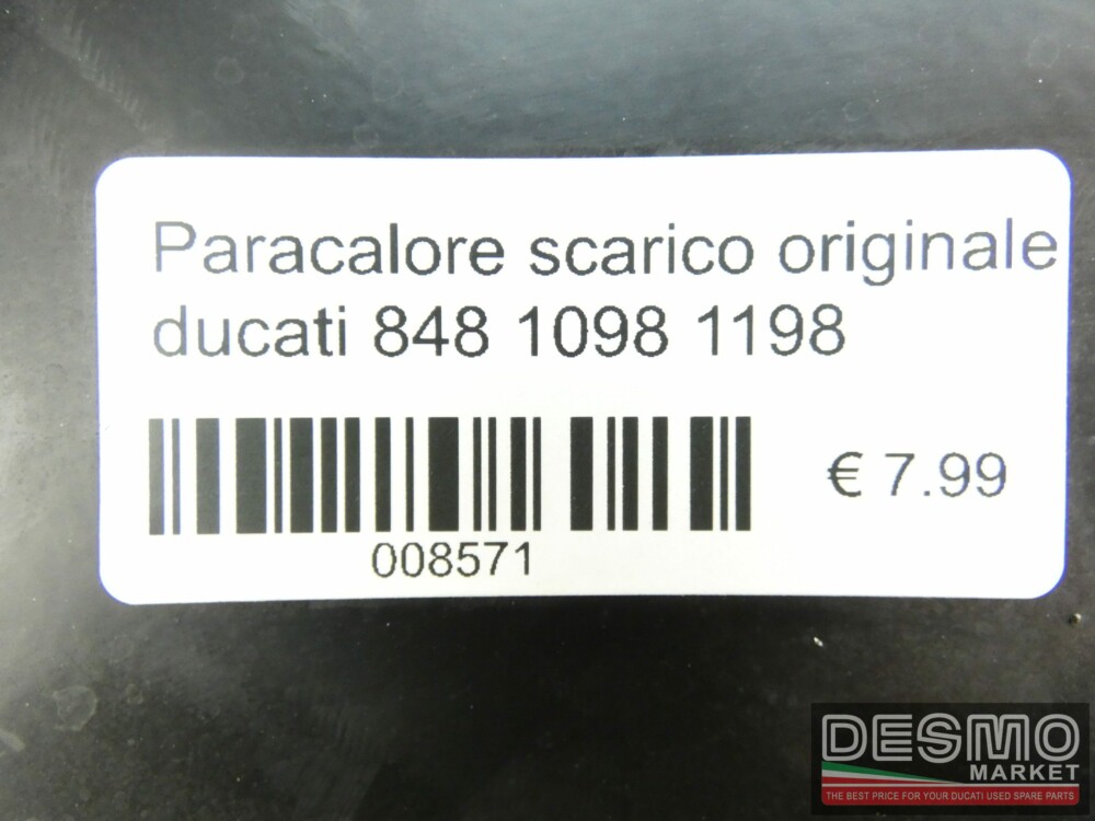 Paracalore scarico originale ducati 848 1098 1198