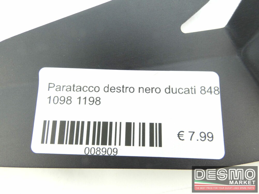 Paratacco destro nero ducati 848 1098 1198