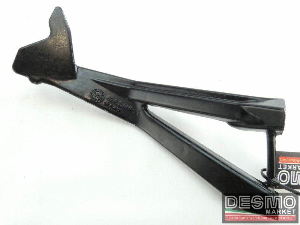 Piastra pedana passeggero sinistra nera ducati 848 1098 1198