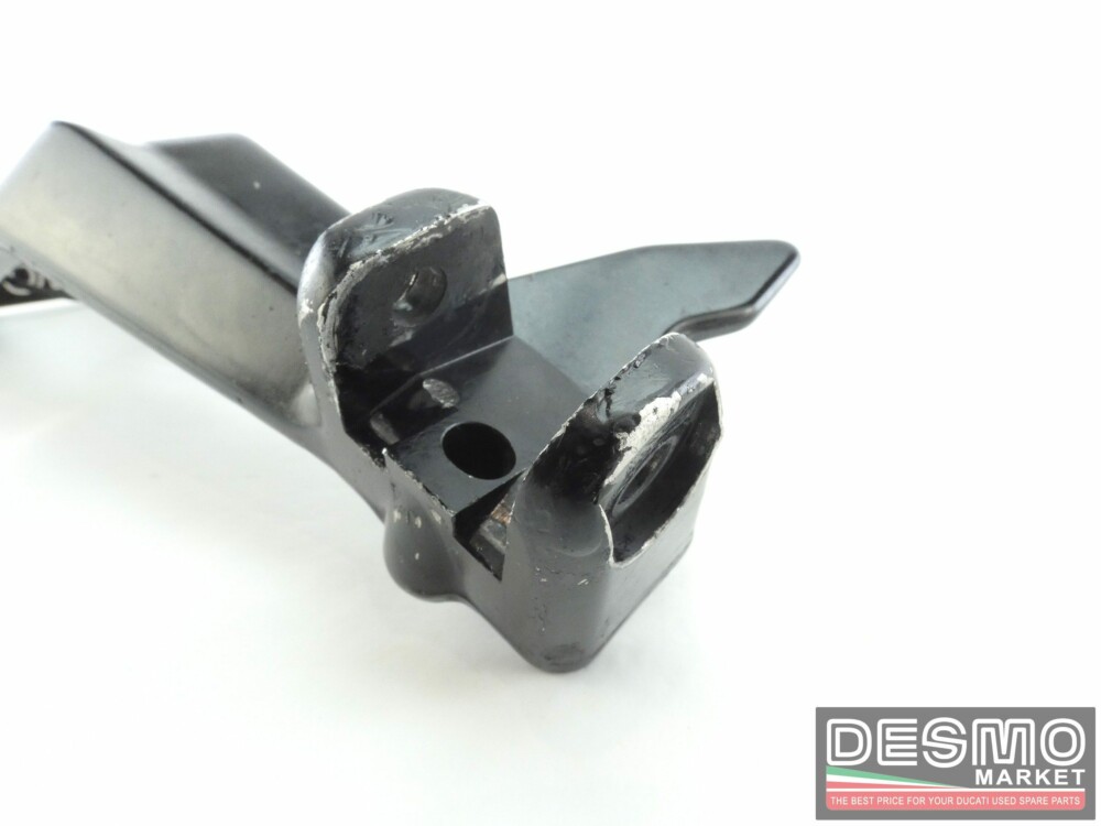 Piastra pedana passeggero sinistra nera ducati 848 1098 1198