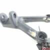 Right side rider footpeg support plate black ducati 749 999