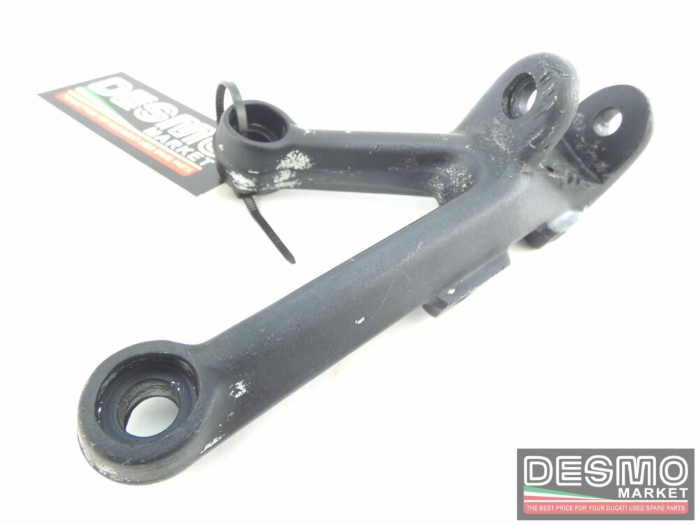 Piastra supporto pedana anteriore destra nera ducati 749 999