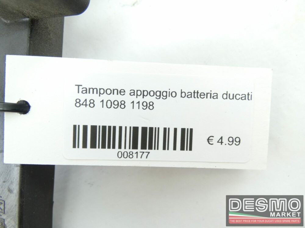Tampone appoggio batteria ducati 848 1098 1198