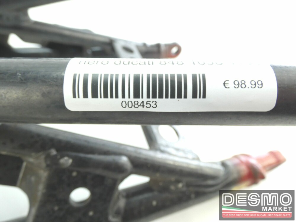 Telaietto reggi sella biposto nero ducati 848 1098 1198