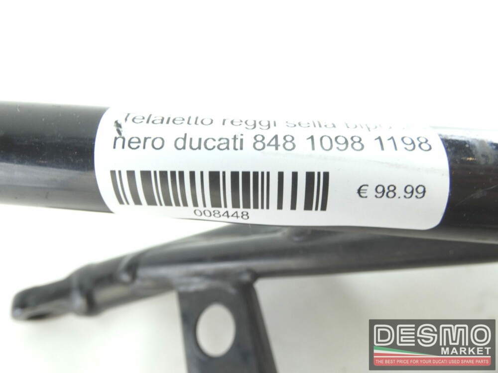 Telaietto reggi sella biposto nero ducati 848 1098 1198