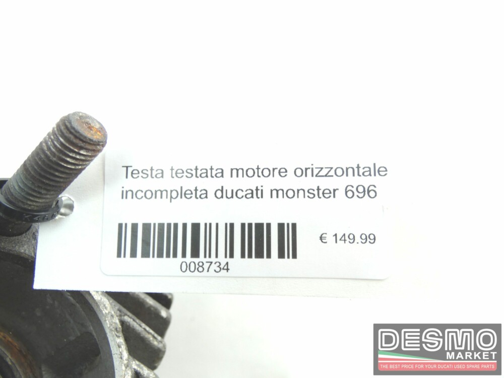 Testa testata motore orizzontale incompleta ducati monster 696