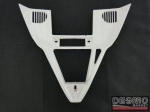 Triangolo radiatore olio bianco riverniciato ducati 749 999 my 2002 2004