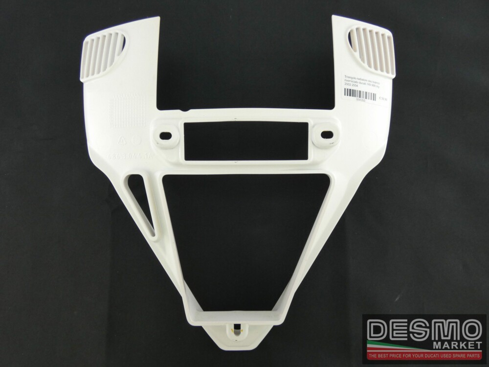 Repainted white oil radiator cover ducati 749 999 my 2002 2004 - Image 2