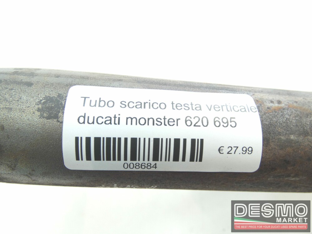 Tubo scarico testa verticale ducati monster 620 695