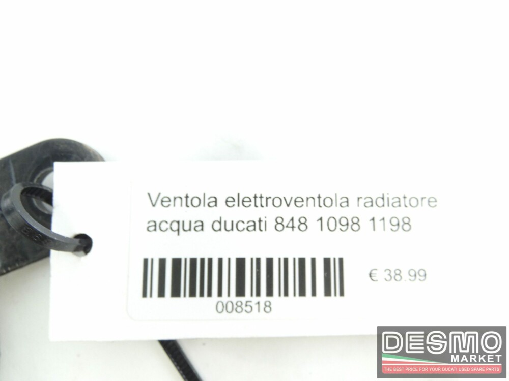 Ventola elettroventola radiatore acqua ducati 848 1098 1198