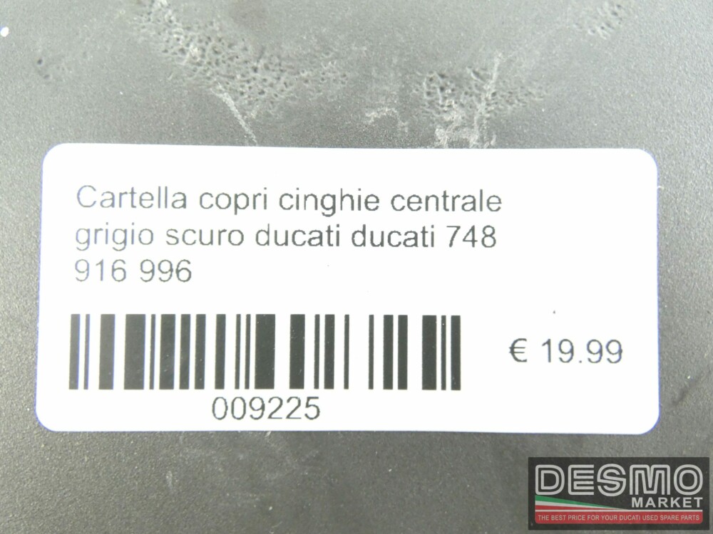 Cartella copri cinghie centrale grigio scuro ducati ducati 748 916 996