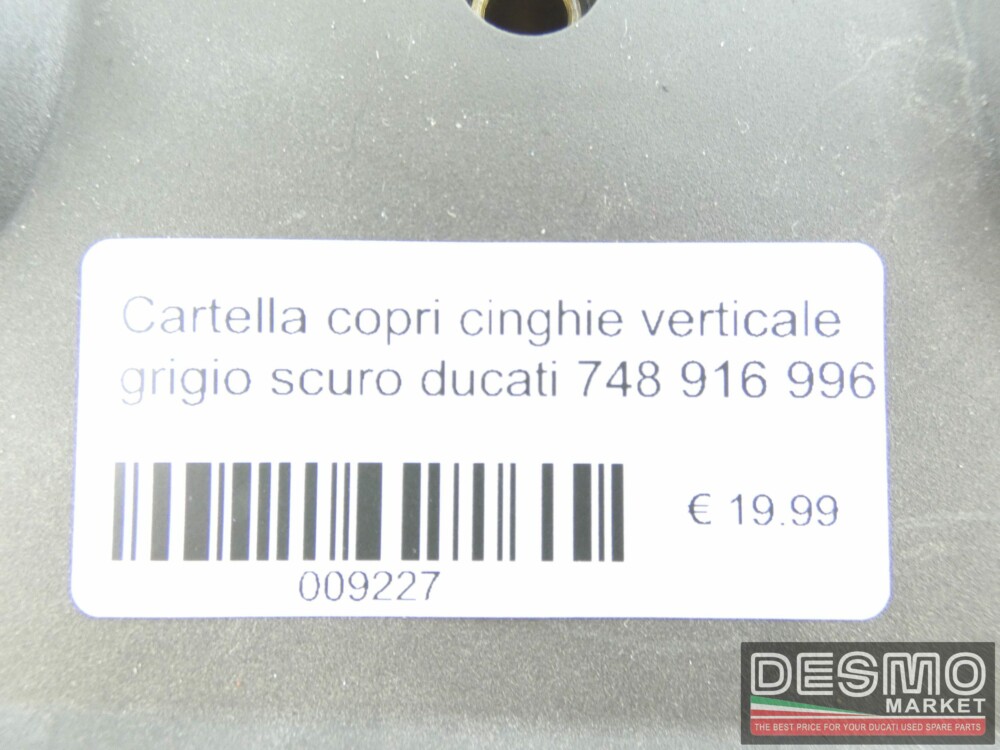 Cartella copri cinghie verticale grigio scuro ducati 748 916 996