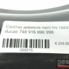 Cerchio anteriore nero tre razze ducati 748 916 996 998