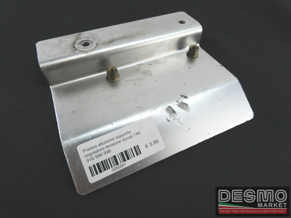 Piastra alluminio supporto regolatore tensione ducati 748 916 996 998