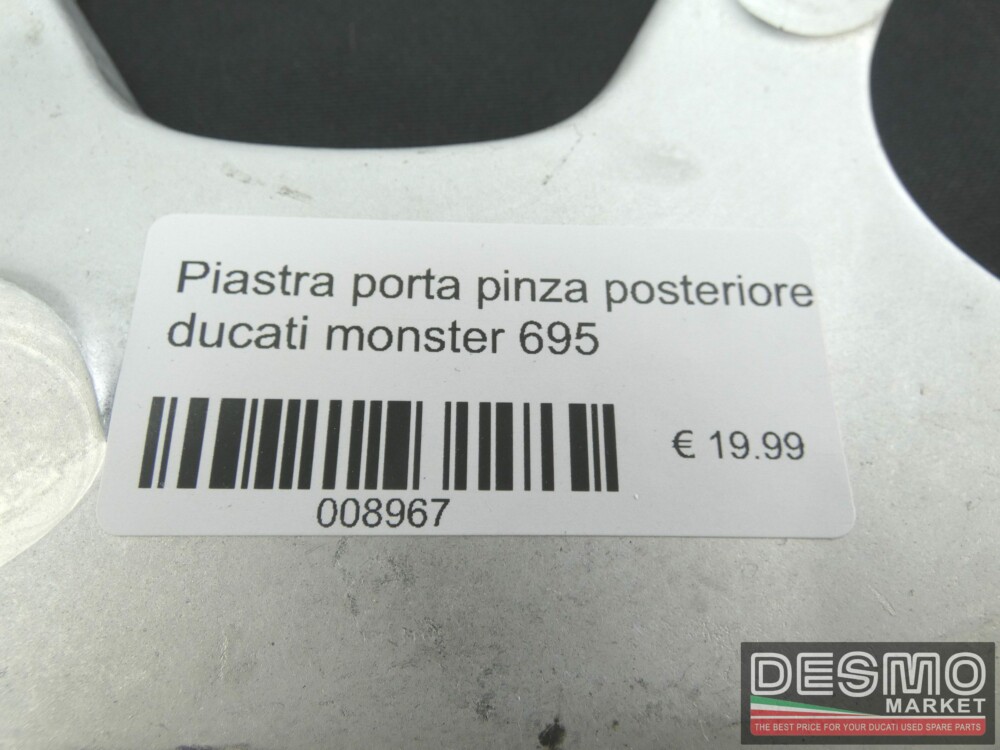 Piastra porta pinza posteriore ducati monster 695