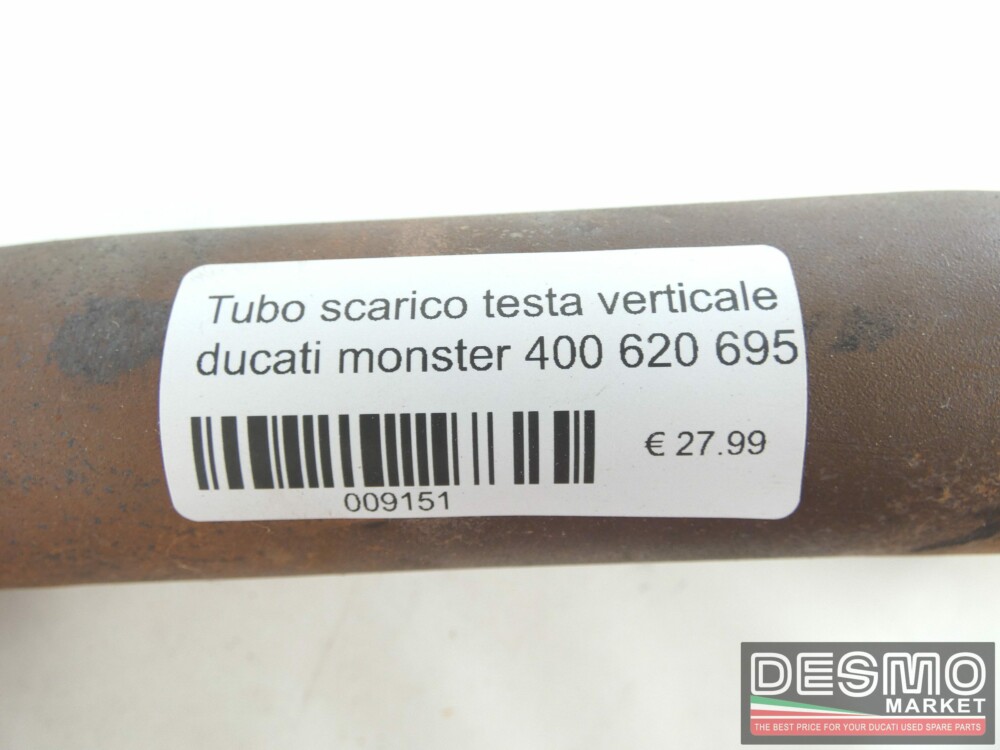 Tubo scarico testa verticale ducati monster 400 620 695