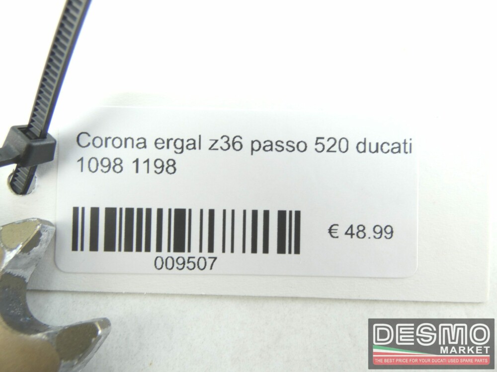 Corona ergal z36 passo 520 ducati 1098 1198