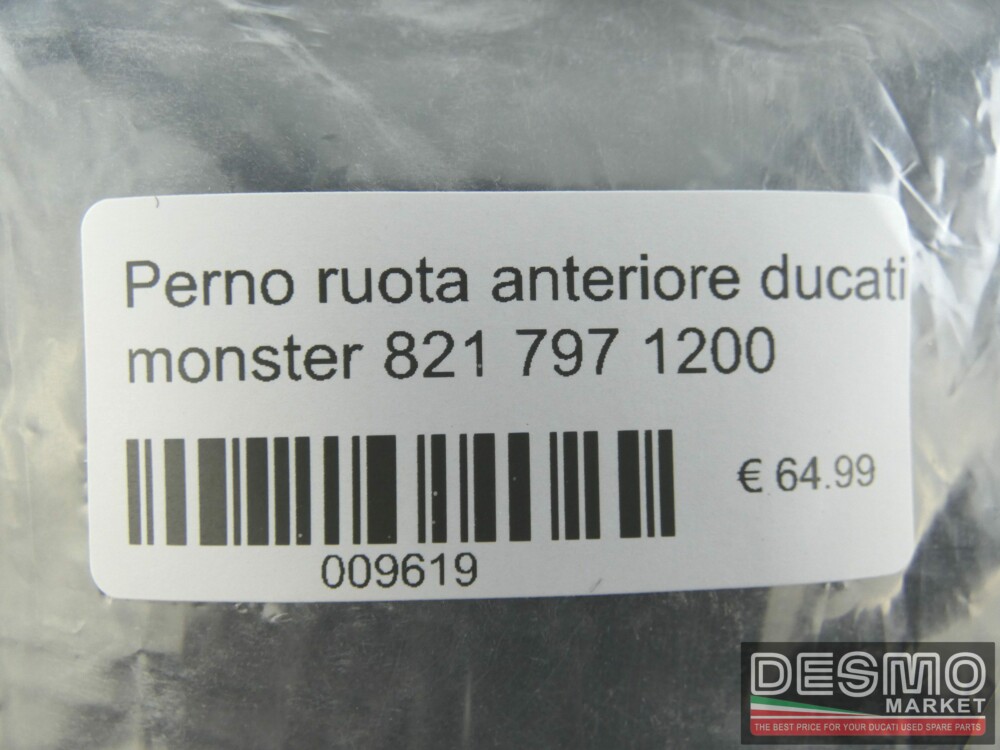 Perno ruota anteriore ducati monster 821 797 1200