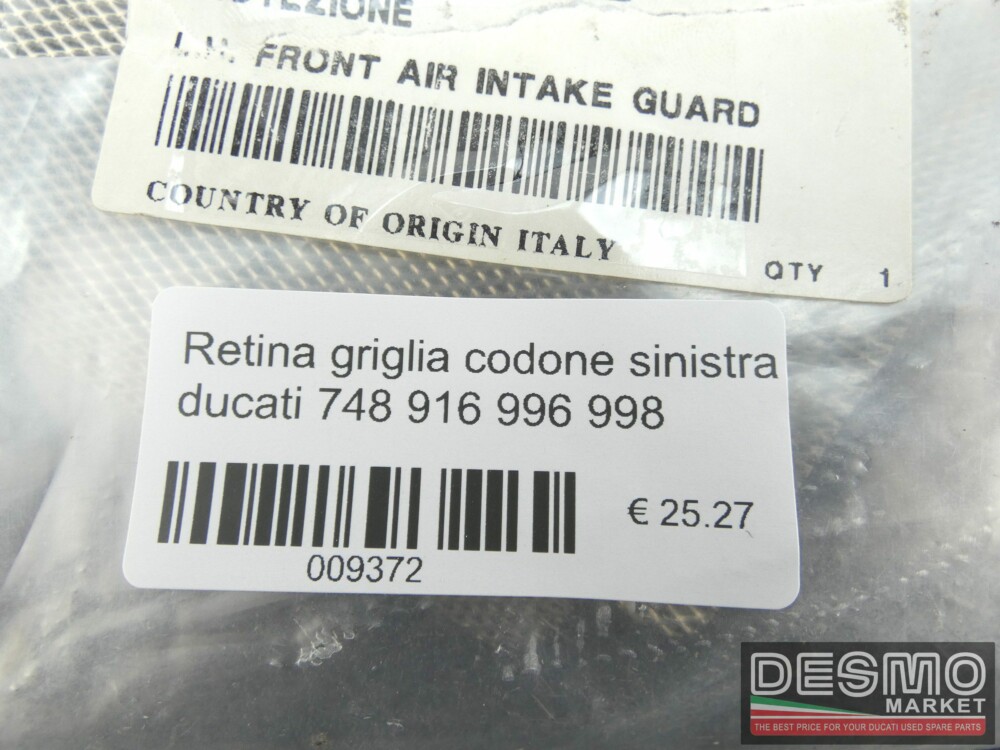 Retina griglia codone sinistra ducati 748 916 996 998