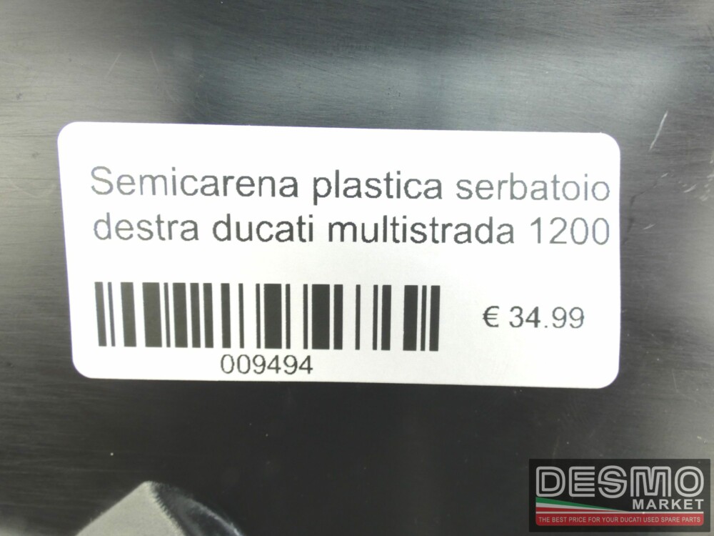 Semicarena plastica serbatoio destra ducati multistrada 1200