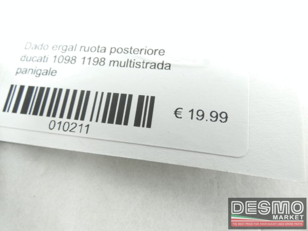 Dado ergal ruota posteriore ducati 1098 1198 multistrada panigale