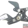 Universal black CNC footpeg 75 mm