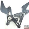 Universal black CNC footpeg 75 mm - Image 2