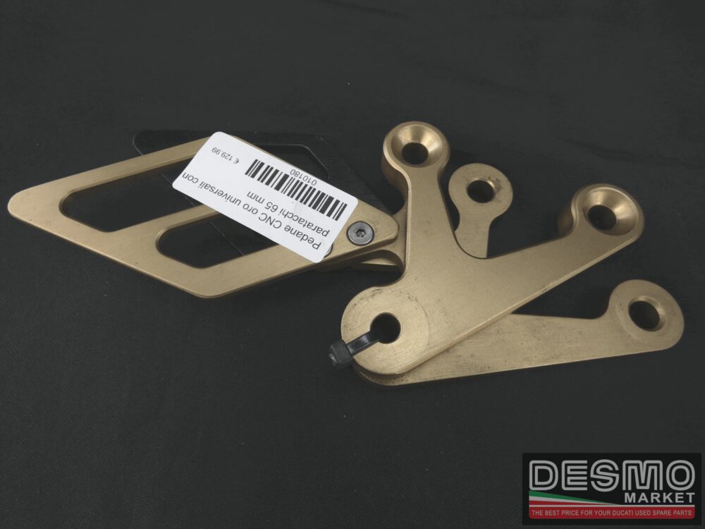 Pedane CNC oro universali con paratacchi 65 mm