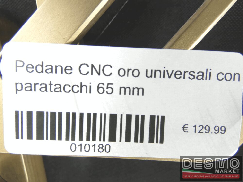 Pedane CNC oro universali con paratacchi 65 mm