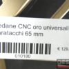 Pedane CNC oro universali con paratacchi 65 mm