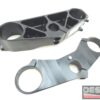 Black CNC triple yoke clamp racing offset 52 56 mm Ducati 748 916 1098