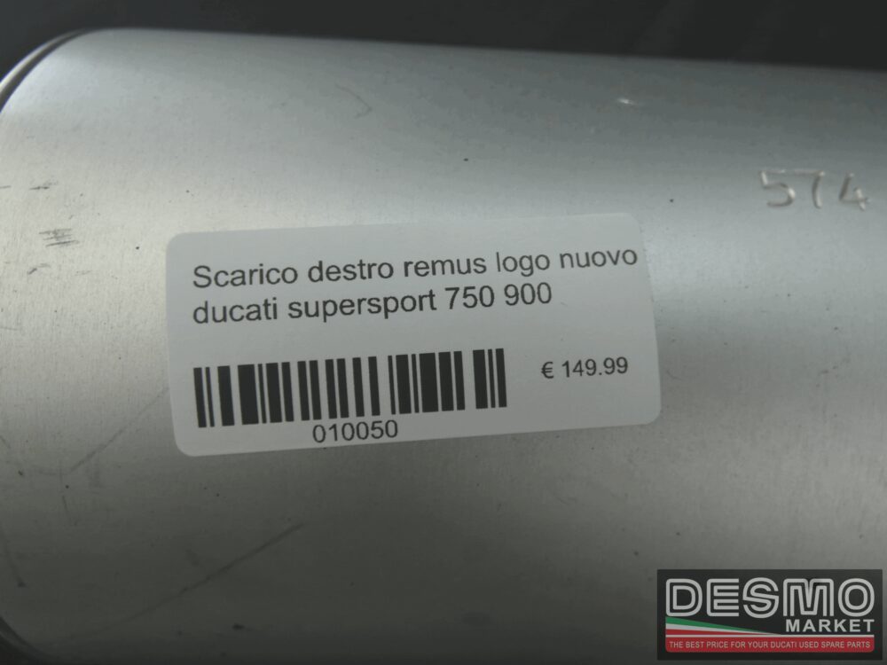 Right side muffler remus new logo ducati supersport 750 900 - Image 4