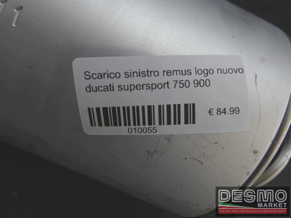 Scarico sinistro remus logo nuovo ducati supersport 750 900