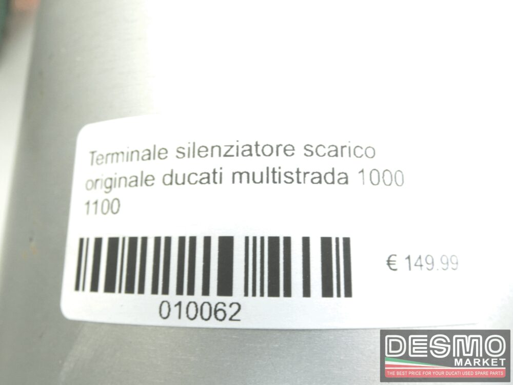 Terminale silenziatore scarico originale ducati multistrada 1000 1100