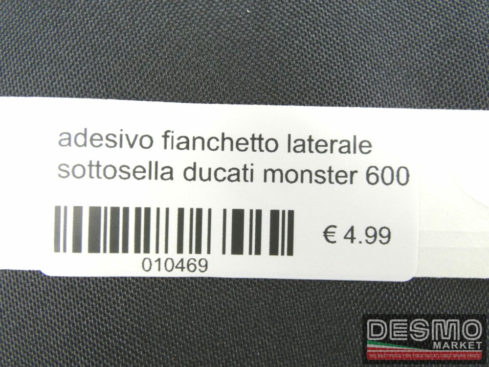 Adesivo fianchetto laterale sottosella Ducati Monster 600