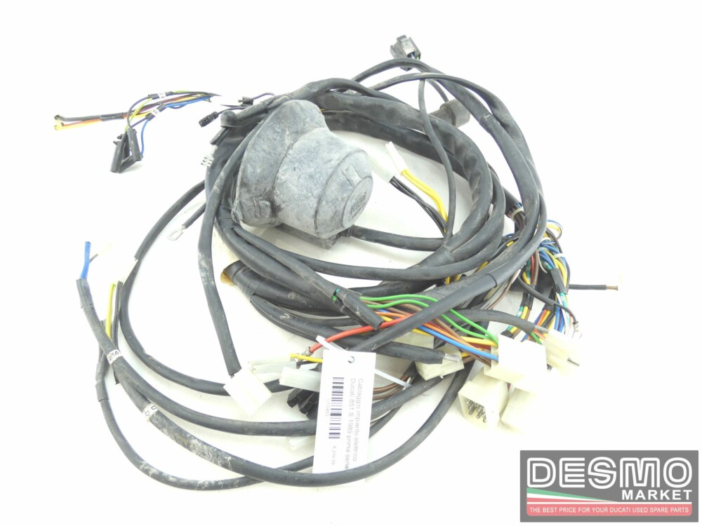 Electrical system wiring Ducati 851 S MY 1989 - Image 5
