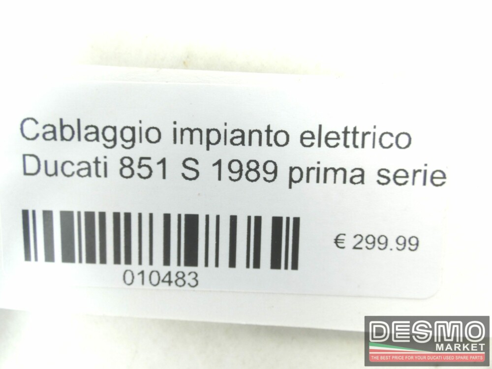 Cablaggio impianto elettrico Ducati 851 S 1989 prima serie