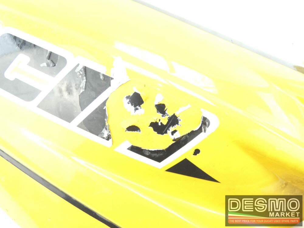 Yellow right side saddle fairing panel Cagiva Freccia C10 - Image 4