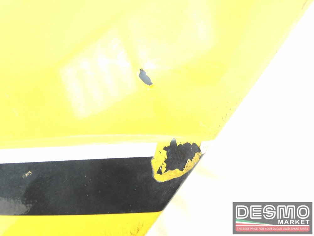 Yellow right side saddle fairing panel Cagiva Freccia C10 - Image 5
