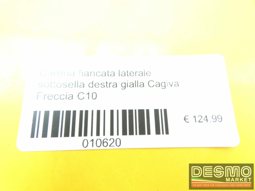 Carena fiancata laterale sottosella destra gialla Cagiva Freccia C10