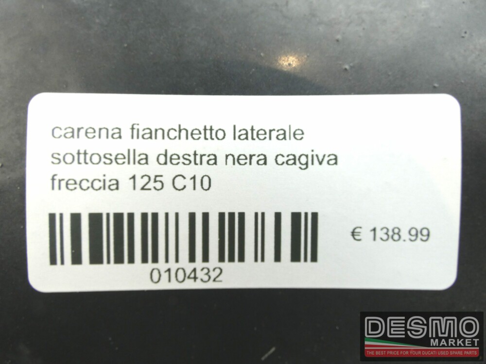 Carena fianchetto laterale sottosella destra nera cagiva freccia 125 C10