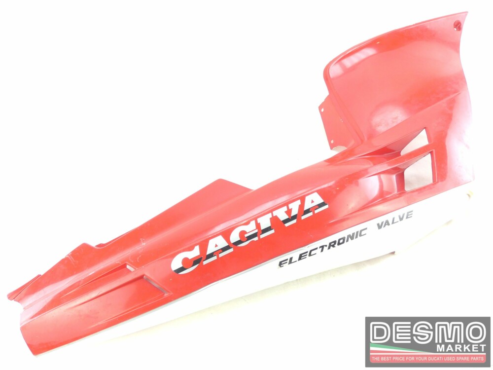 Carena fianchetto sottosella destra rossa bianca cagiva freccia 125 C10