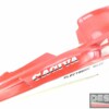 Red and white right side saddle fairing panel cagiva freccia 125 C10 - Image 3